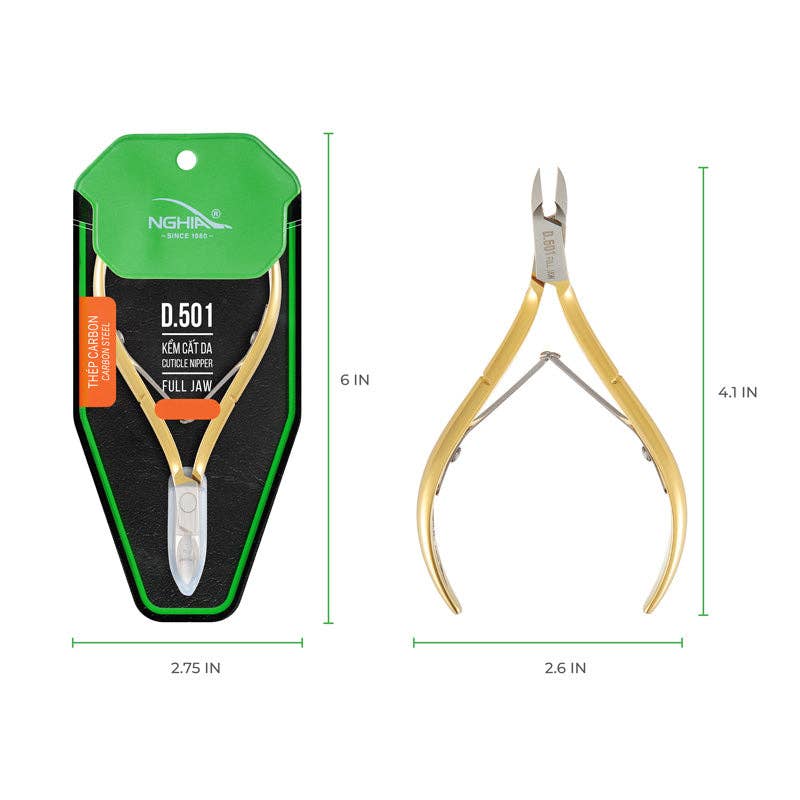 NGHIA - Wholesale Nail Clipper/Scissor - Cuticle Nipper - D-501 (Hard Steel)2