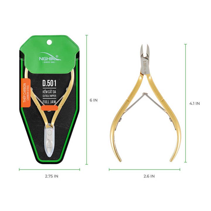 NGHIA - Wholesale Nail Clipper/Scissor - Cuticle Nipper - D-501 (Hard Steel)2