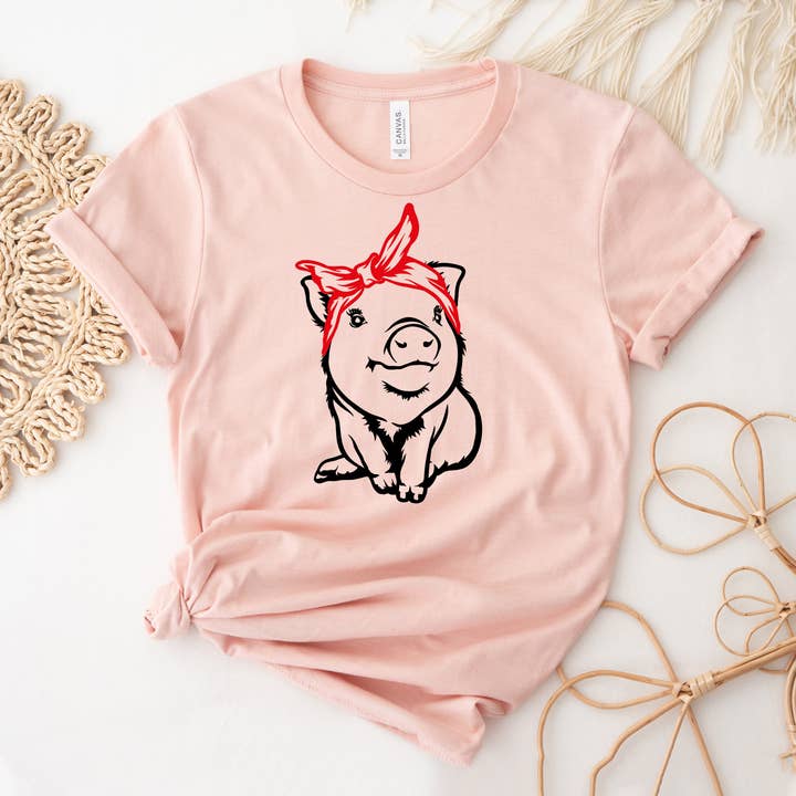 Pig T-shirt for wholesale by VibeClothing