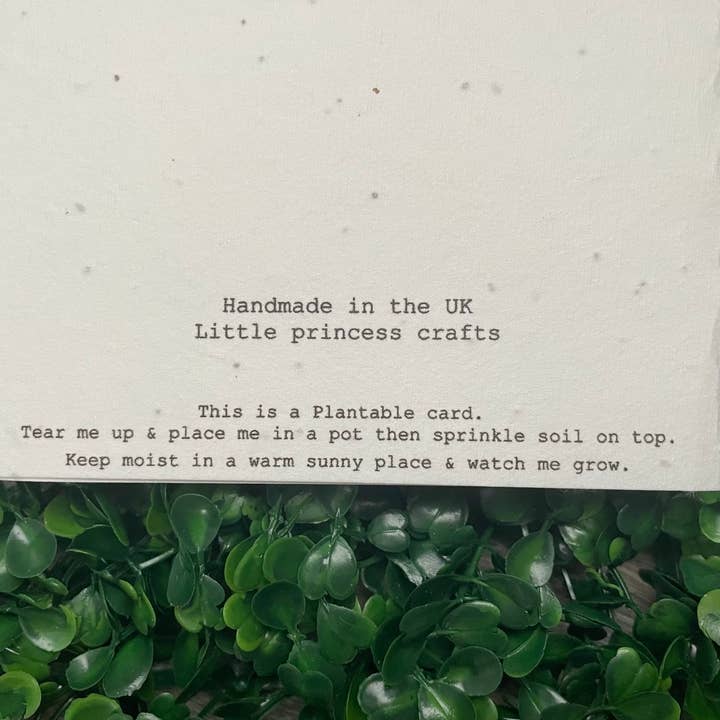 Little princess crafts - Venta al por mayor Tarjetas de boda - Tarjeta plantable de recién casados1