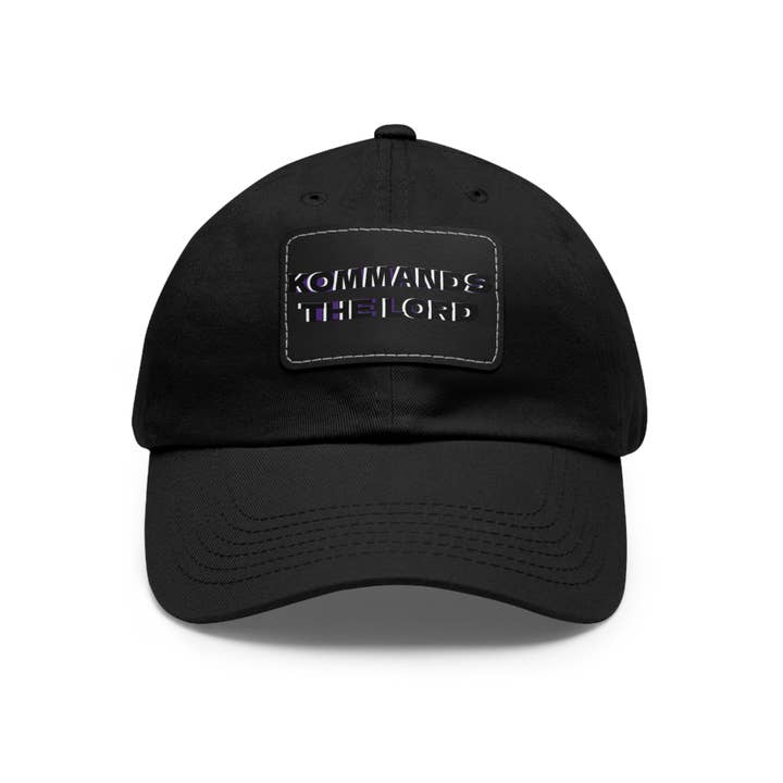 Dad Hat - Kommands The Lord Leather Patch Cap for wholesale by RC'nSONS