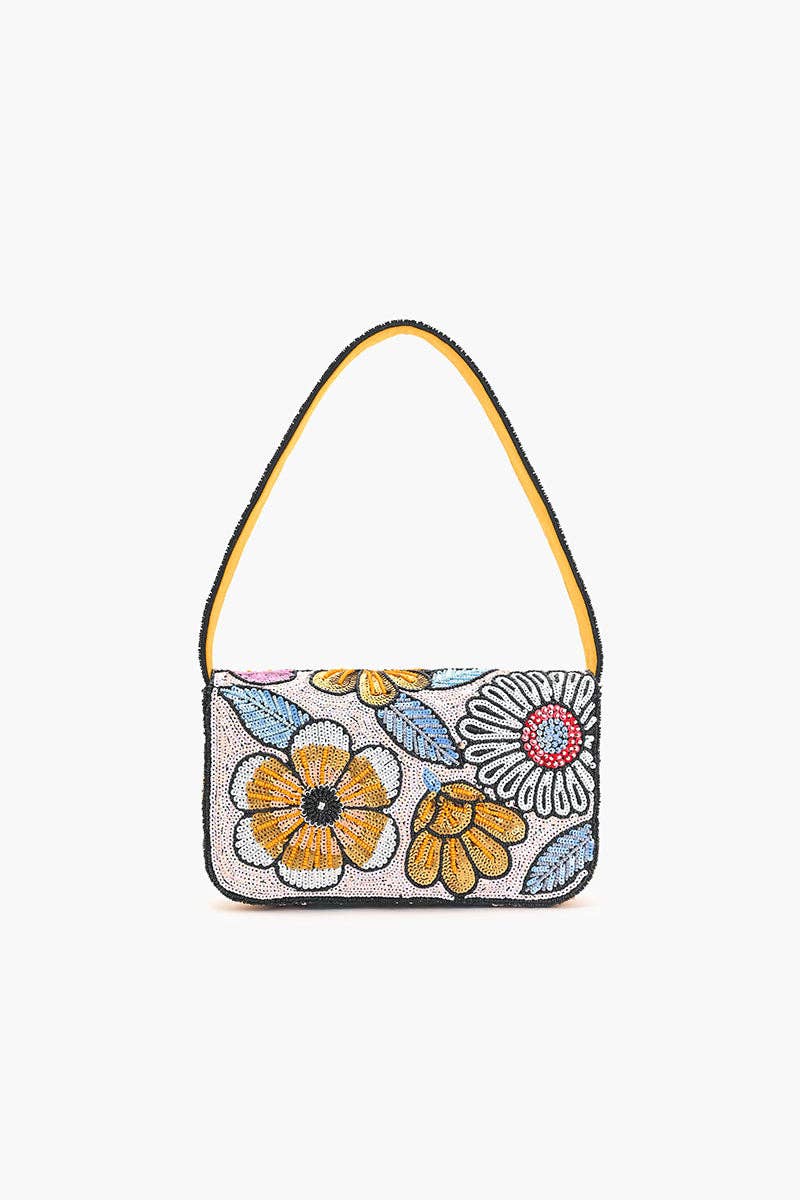 America & Beyond - Wholesale Shoulder Bag - Women's - Daisy Daydream Embellished Shoulder Bag3