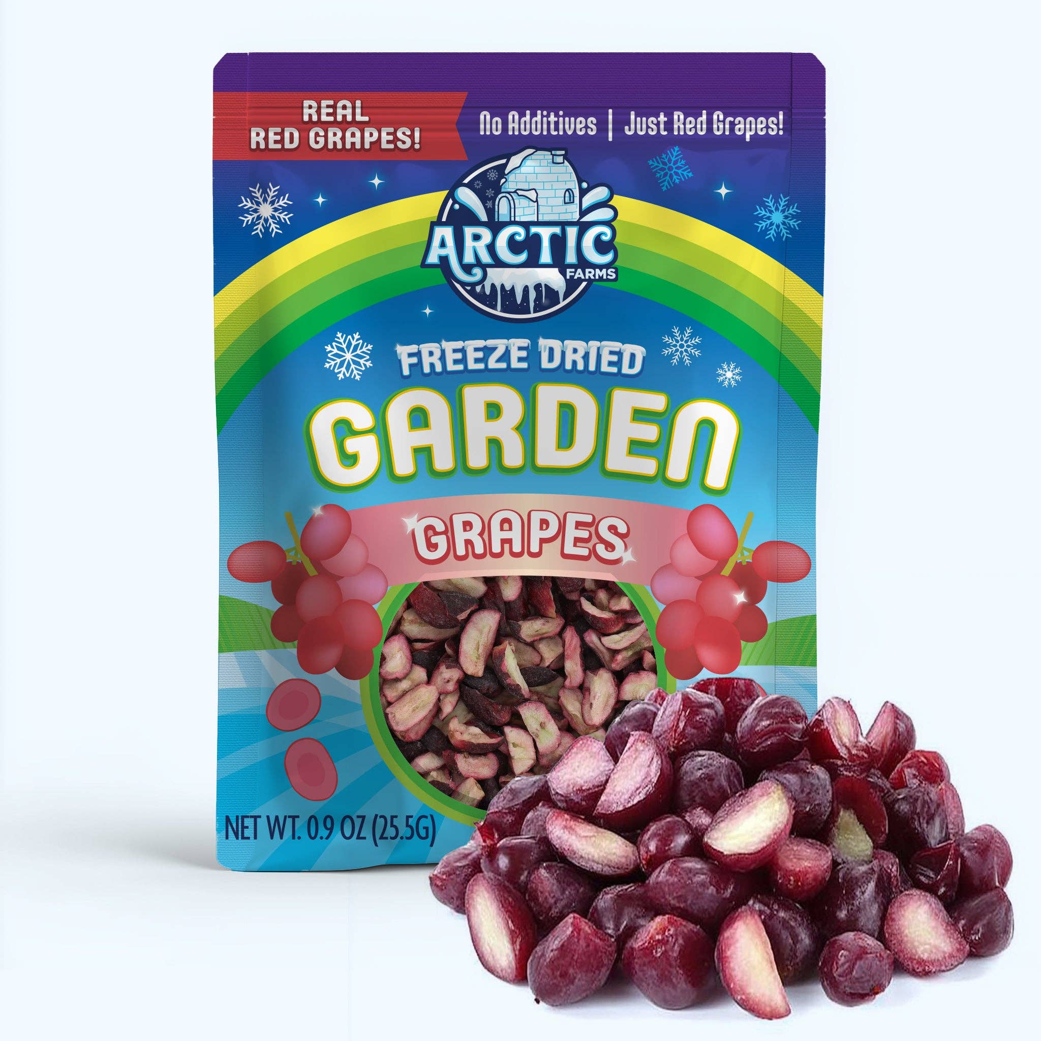 Arctic Farms - Wholesale Dried/Dehydrated Fruit - Arctic Farms Garden Freeze Dried Red Grapes (Real Fruit)5