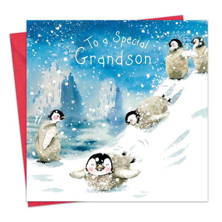 Special Grandson Merry Christmas Card for wholesale by Twizler Ltd