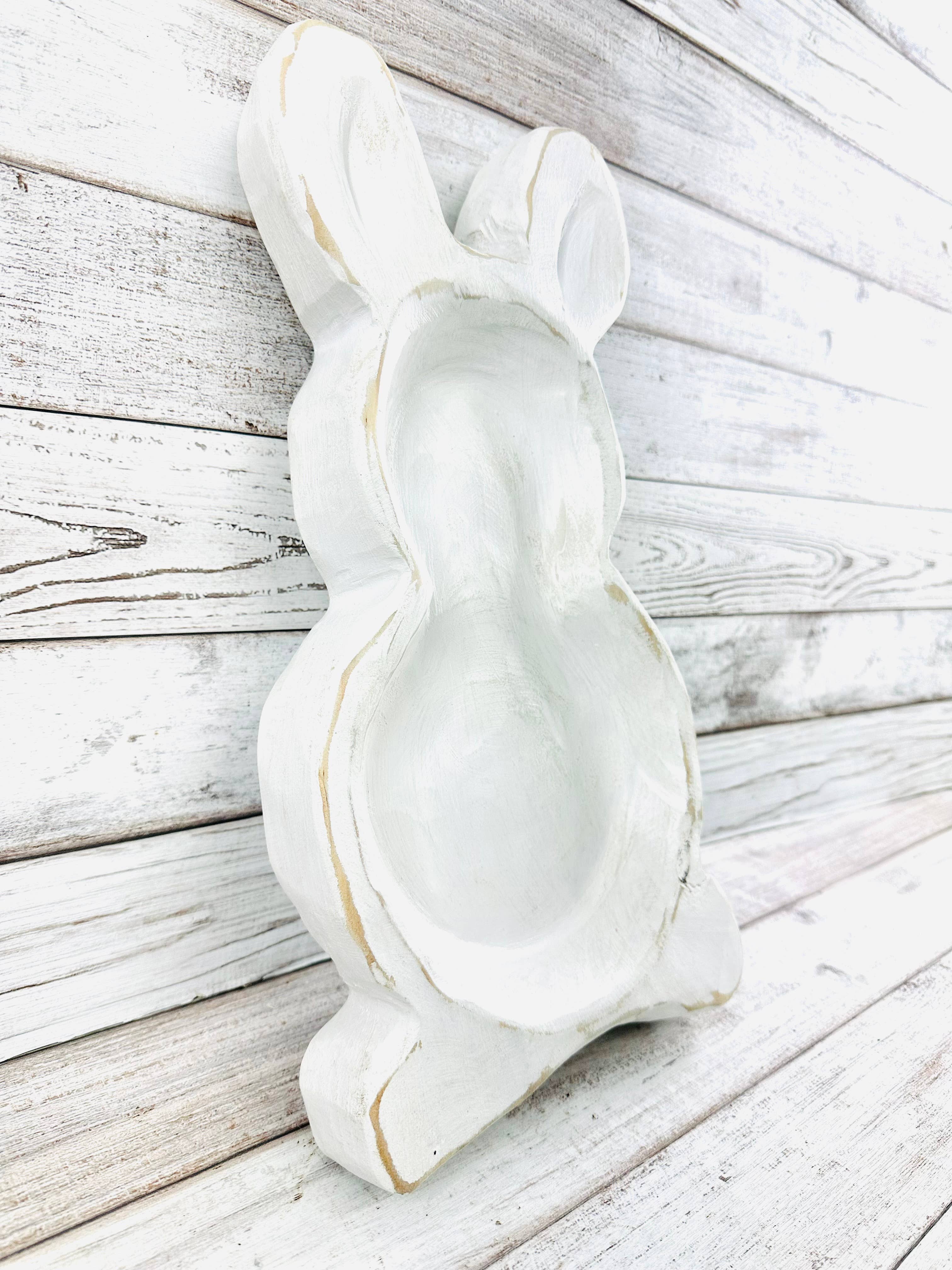 VALENTINA IMPORTS INC - Wholesale Candle Holder - Easter Rabbit Dough Bowl  Candle Ready 13