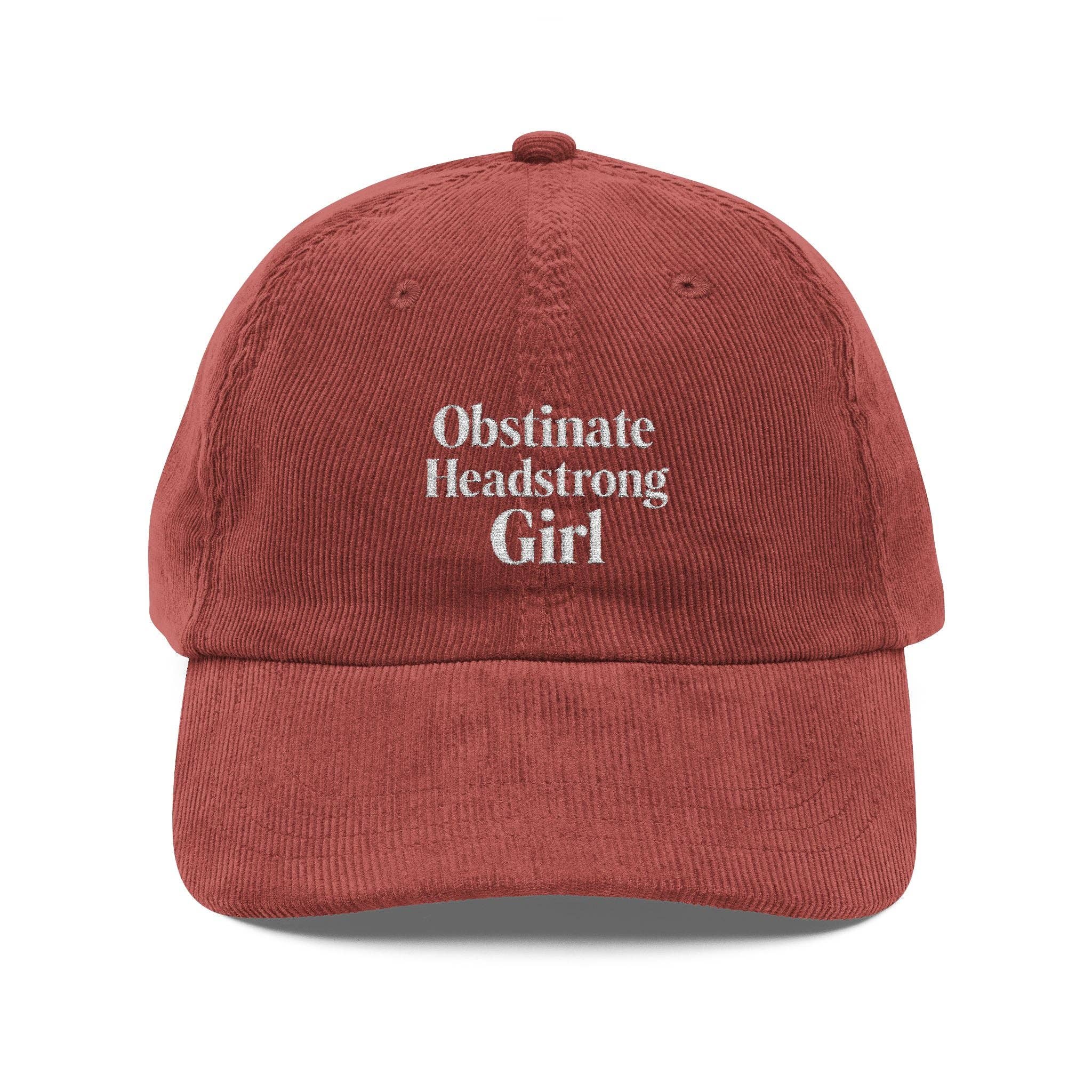 MagicMerchEmporium - Wholesale Baseball Cap - Unisex - Obstinate Headstrong Girl - Vintage Corduroy Cap18