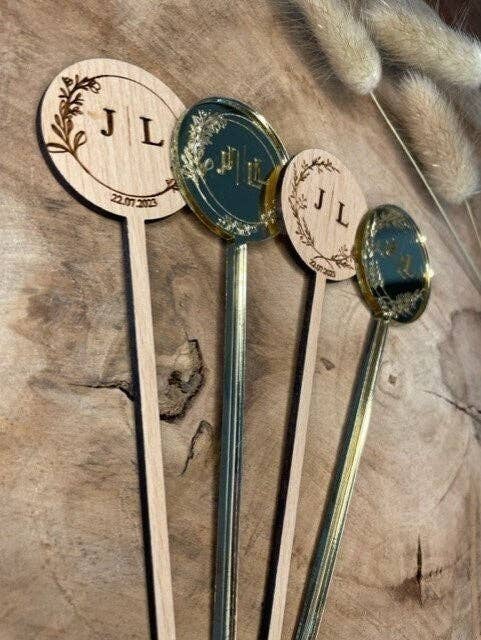 ATELIER MFK - Wholesale Drink Stirrer - Set of 10 customizable stirrers | Drink stirrer1