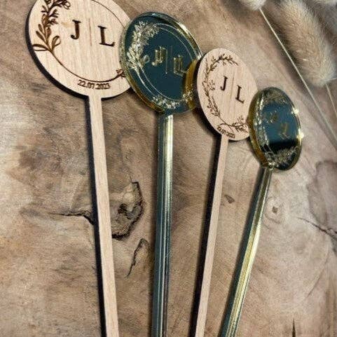 ATELIER MFK - Wholesale Drink Stirrer - Set of 10 customizable stirrers | Drink stirrer1