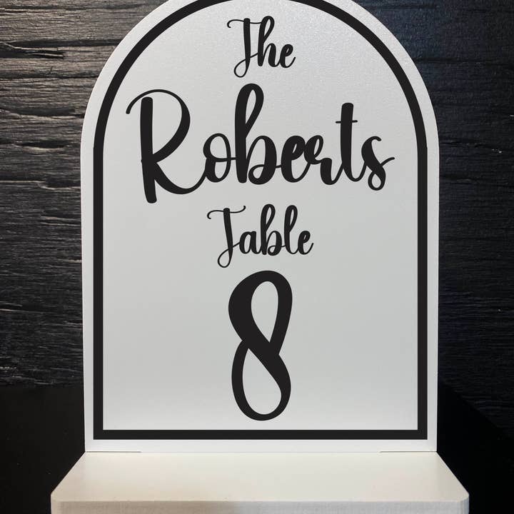 Formavation - Wholesale Craft Supplies - 8" Sign Blanks Wedding Table Sign Hotel Lobby Sign