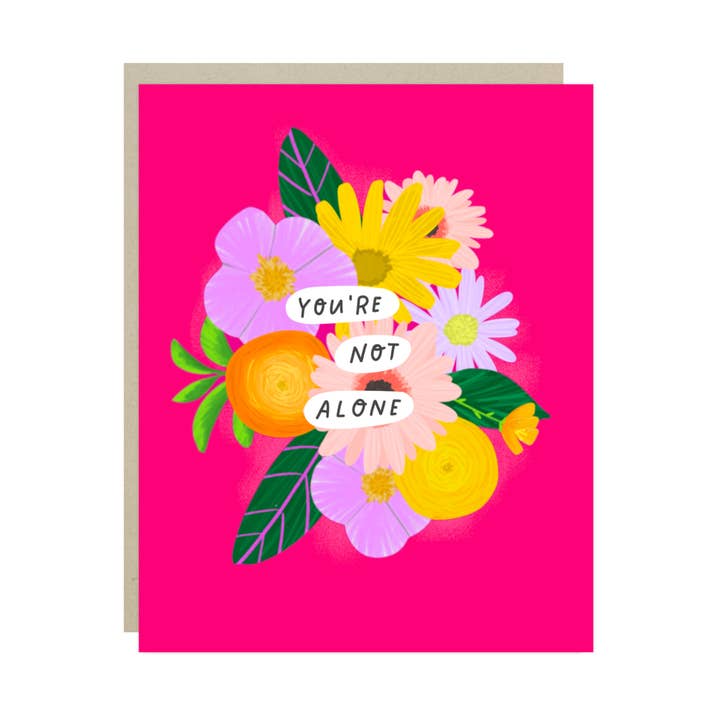 You're Not Alone Friendship Card for wholesale by Barone and Co.