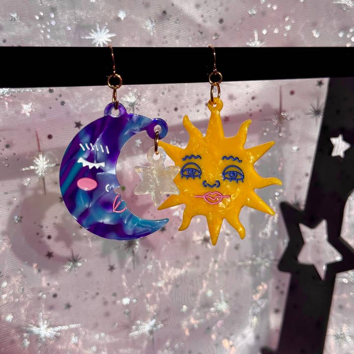 Peach Beast - Wholesale Dangle Earrings - Astro Earrings