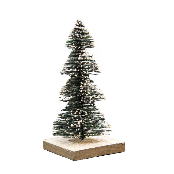 The Hearthside Collection - Wholesale Christmas Decoration - Primitive Large Snowy Tree - Decorative Tabletop Object