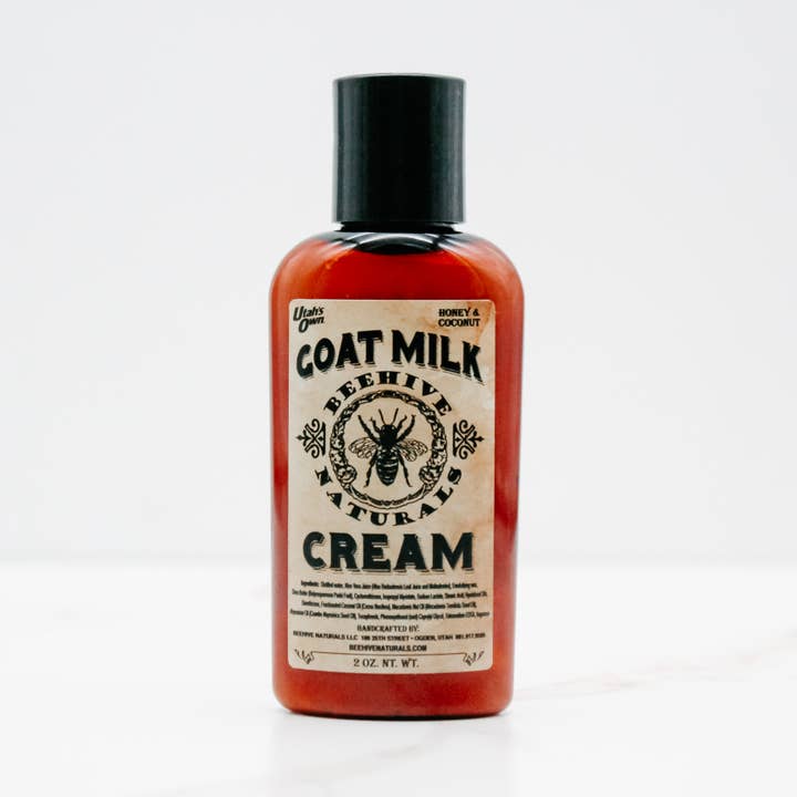 Goat Milk Cream- Nourishing Body Moisturizer for wholesale by Beehive Naturals LLC