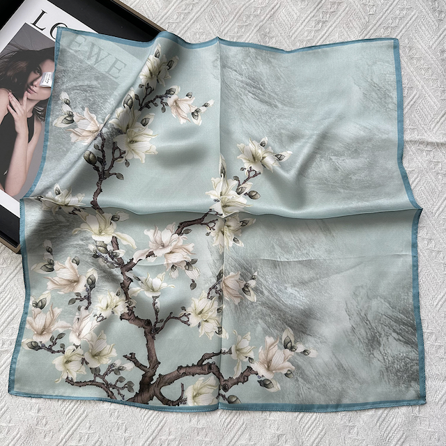 Pretty Persuasions – wholesale Scarf – Women's – S25062 100% Silk Square Scarf (21"x21")7