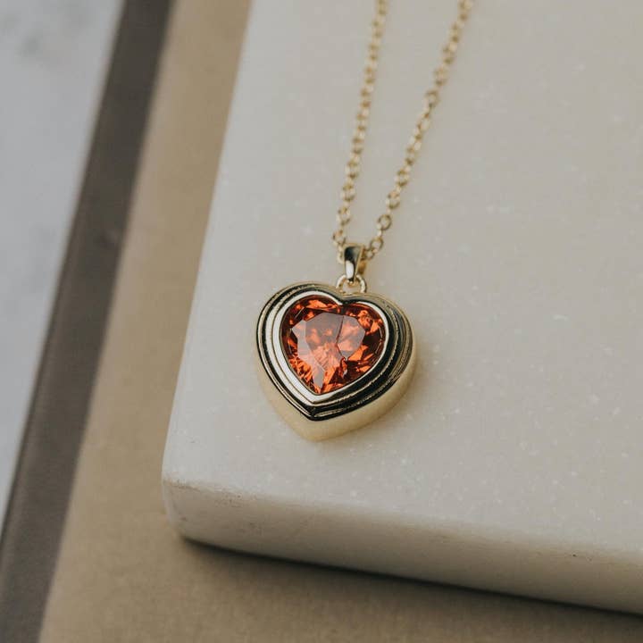 Spitfire Girl - Wholesale Pendant/Charm Necklace - Jackie Heart Necklace