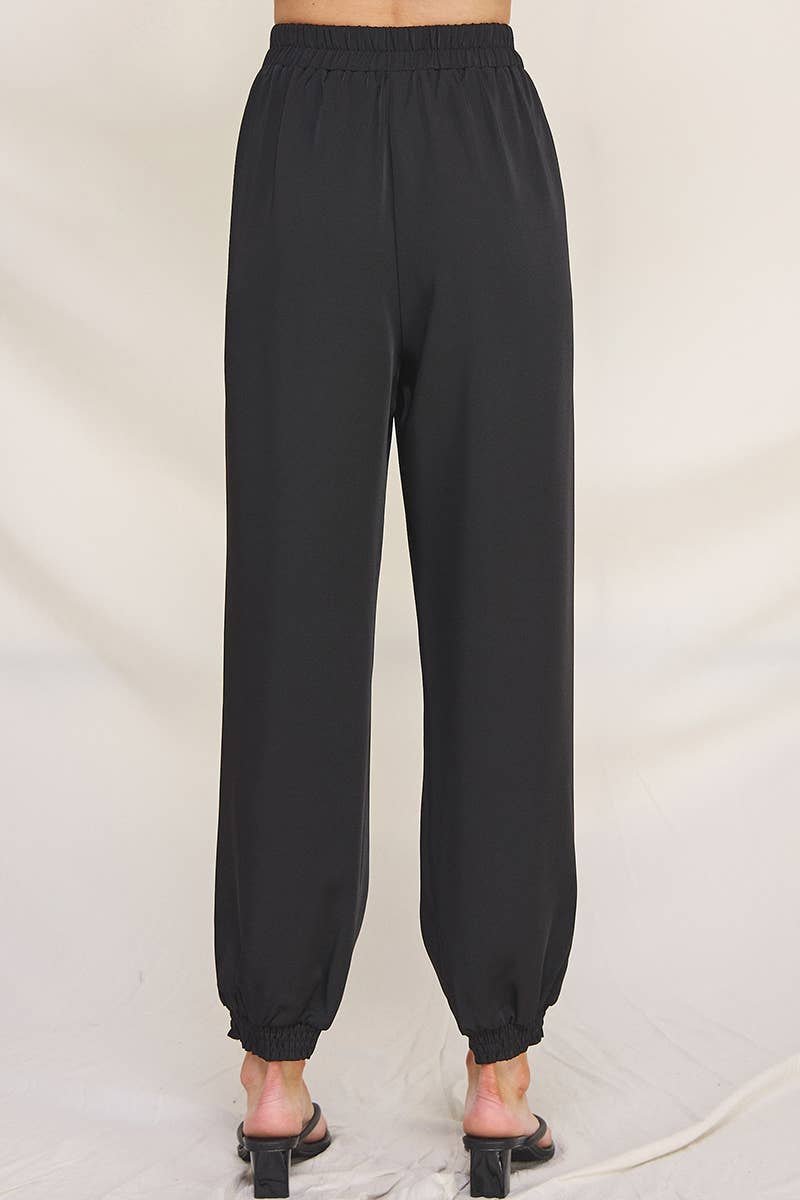 Allie Rose - Vendita all'ingrosso Pantalone - Donna - Pantaloni da jogging plissettati7