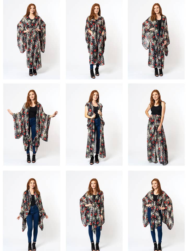Jennafer Grace - Wholesale Kimono - Dames - Nu Tartan Kimono8