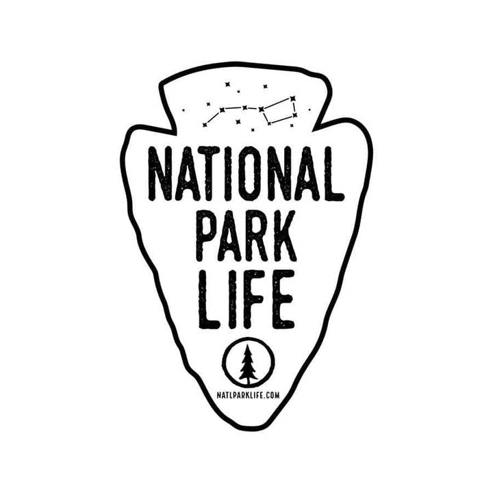 Vie de Parc National | Autocollant de Parc National pour la vente par Albion Mercantile Co.