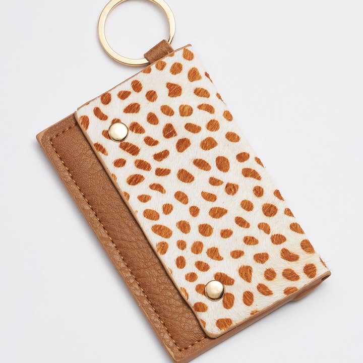 Frem - Wholesale Keychain - Women's - Chic Animal Print Card Holder Keychains1