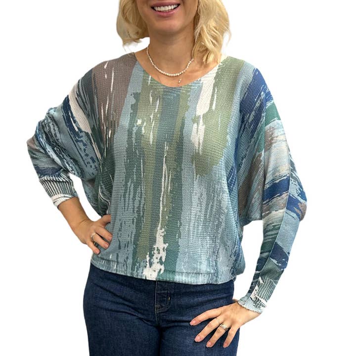 Woman's viscose top MF-16-33 for wholesale by CENTO UNO ITALY