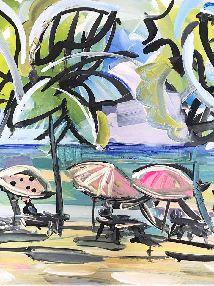 Stranddruck auf Papier, „Glorious Beach“ für den Großhandel von Maren Devine Art