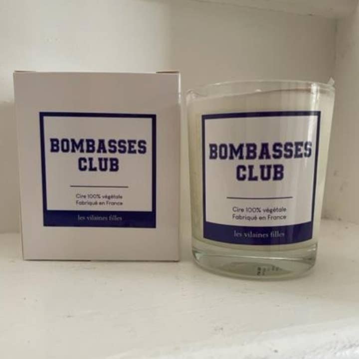 Les Vilaines Filles - Wholesale Jar/Filled Candle - "Bombasses Club" Candle1