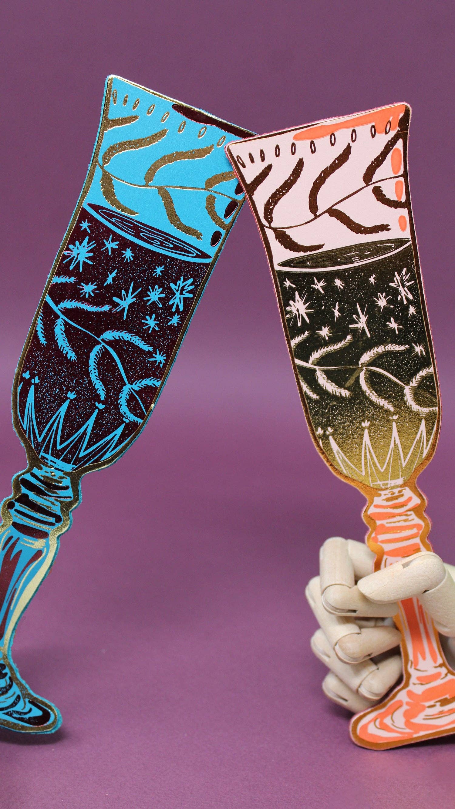 Ark Colour Design - Wholesale Bookmark - Wine Glass Bookmark4