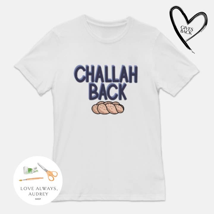 Chemise Challah Back pour adultes//Chemise juive pour la vente par Love Always, Audrey