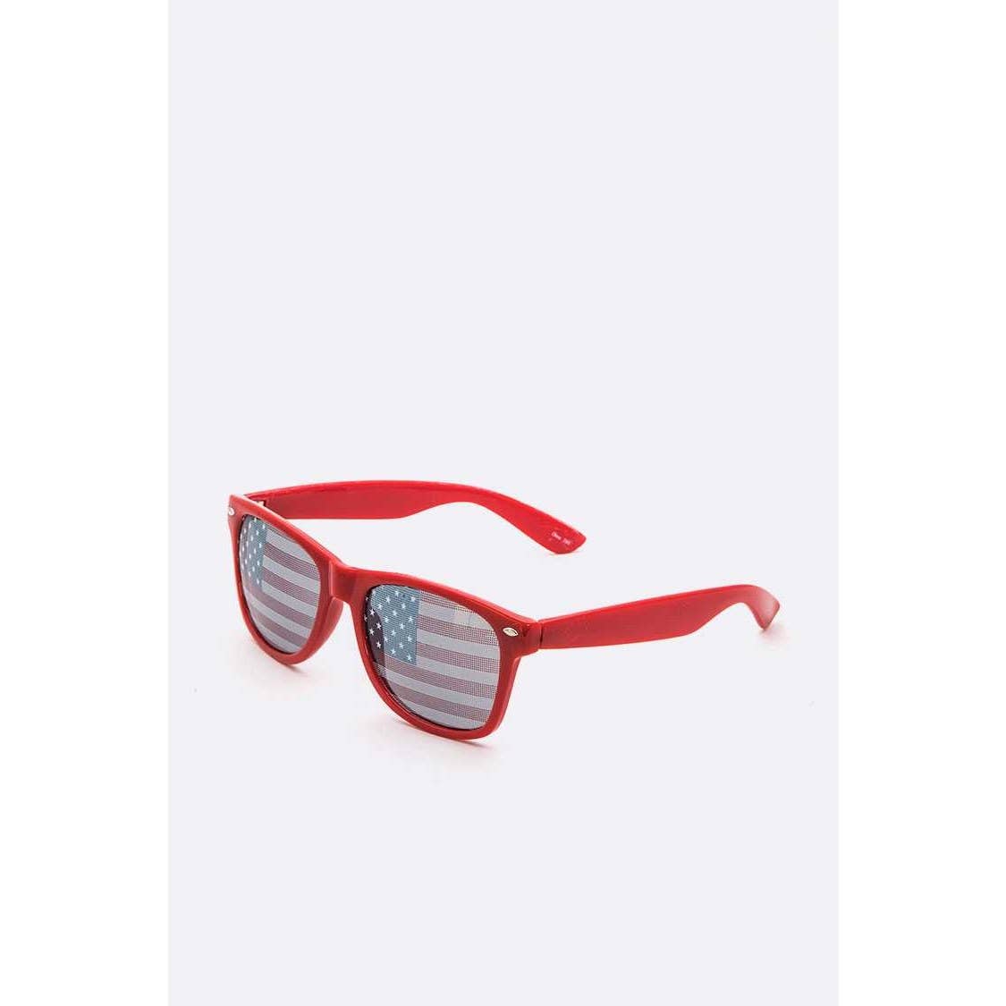 ASST American Flag Printed Junior Sunglasses Set- I DZ for wholesale on Faire1
