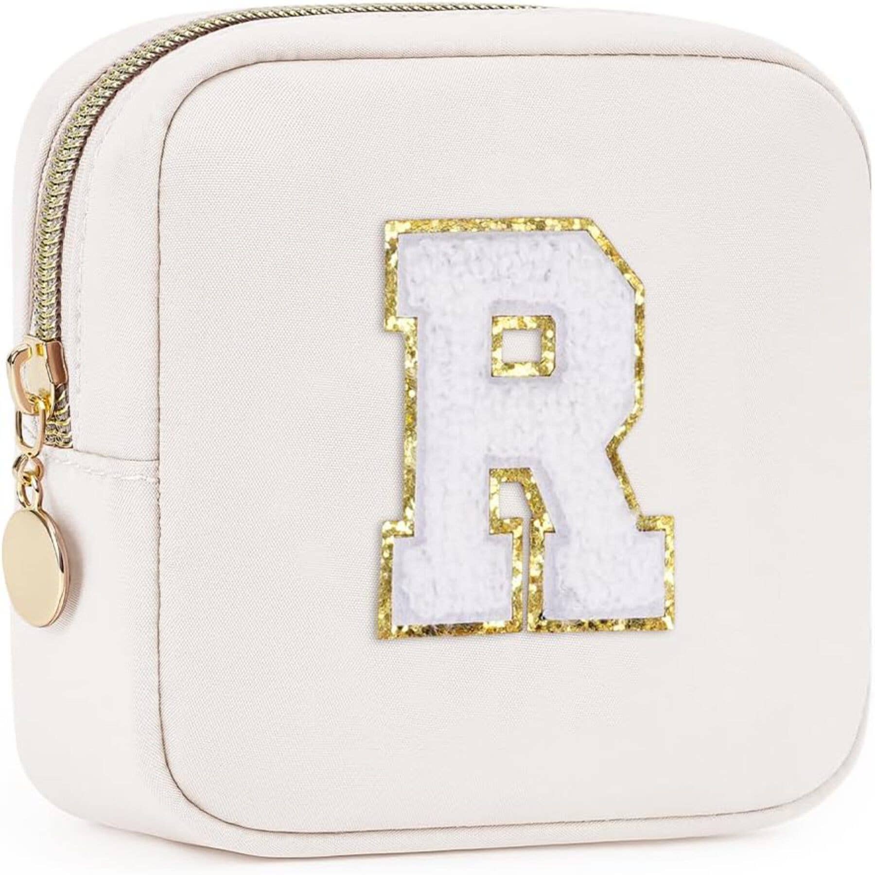 wandf – Großhandel Schmink-/Kosmetiktasche – Personalisierte Monogramm-Tasche Mini Initialen Schminktasche47