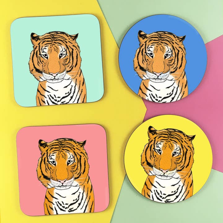 Tiger - Coaster for wholesale by Lydia Meiying