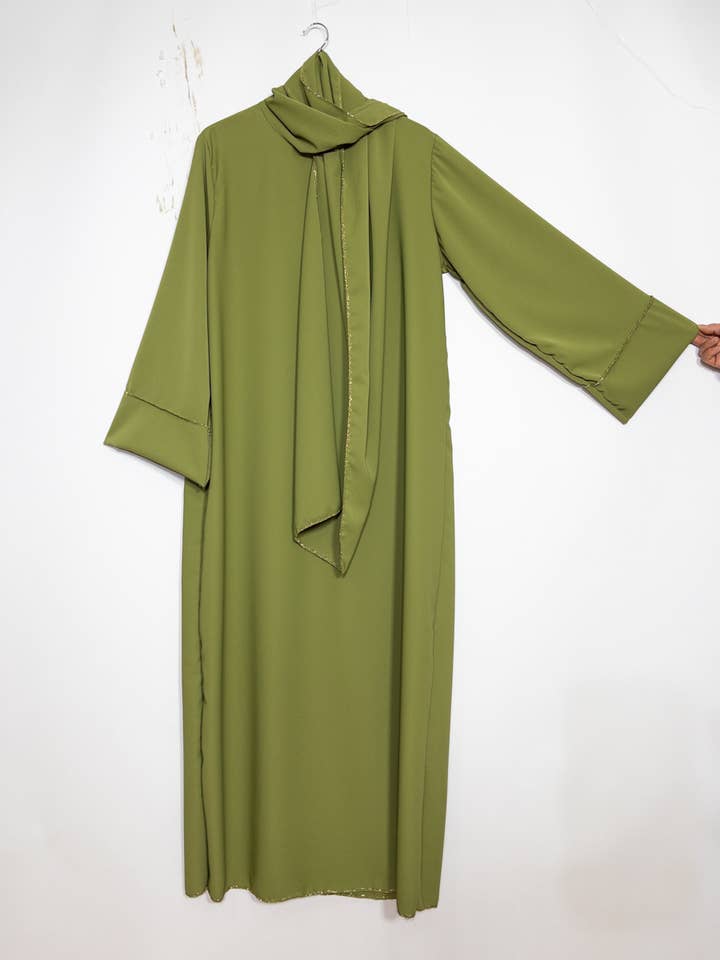 IDEAL OUTFIT - Wholesale Kaftan - Women's - Medina silk abaya for women ref:2377pk2