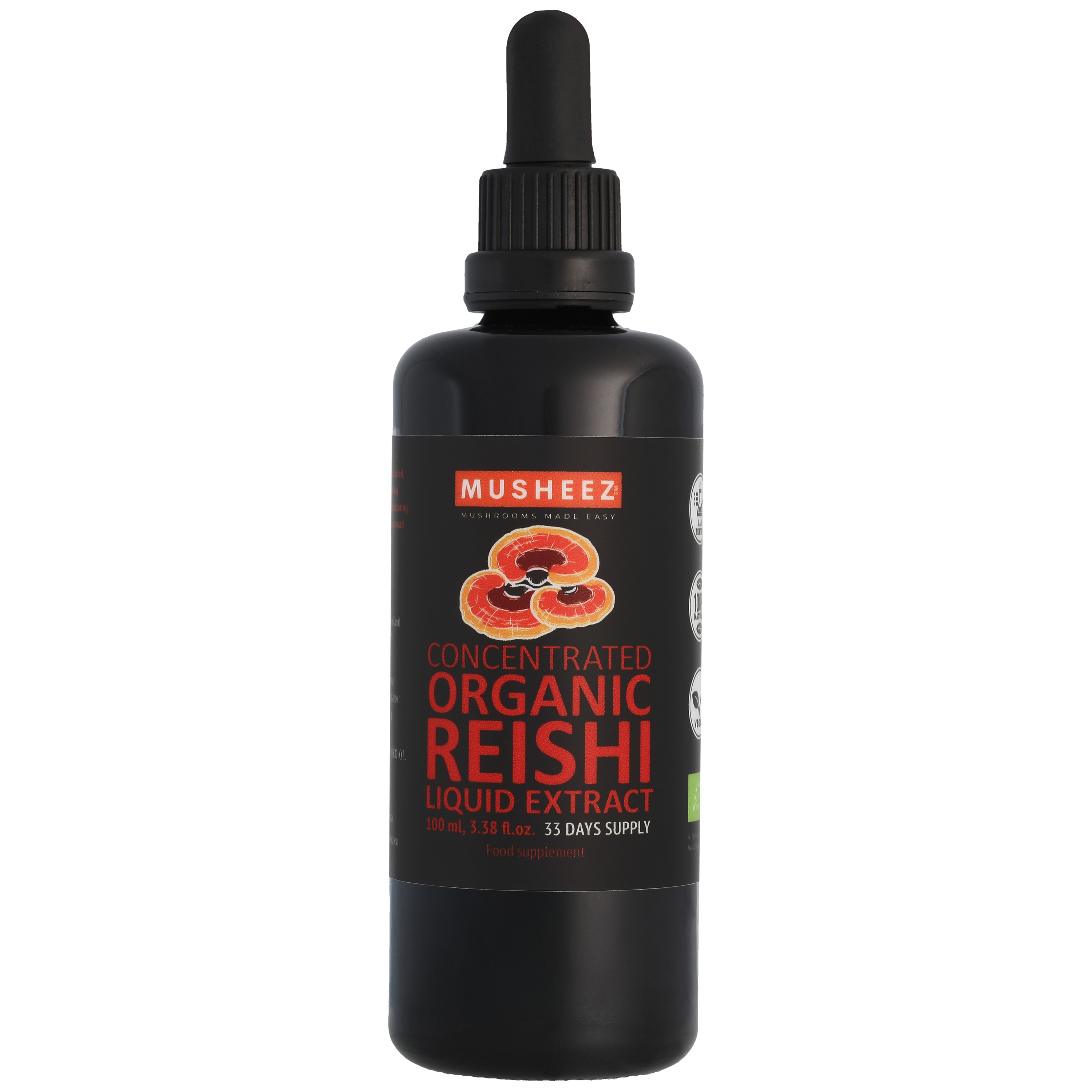 MUSHEEZ - Wholesale Voedingssupplement/vitamine - Biologisch vloeibaar extract van Reishi (100 ml)0