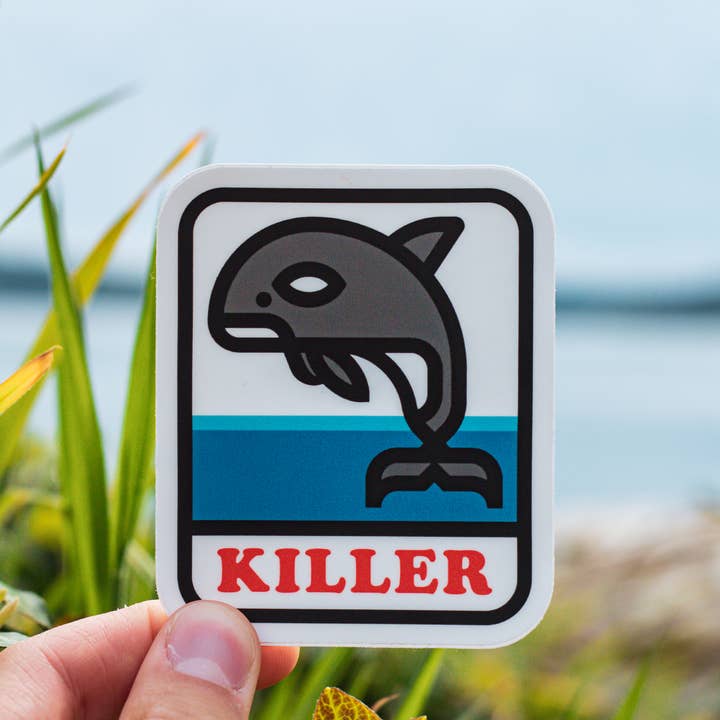 Alki Supply Co. - Wholesale Sticker - Orca Killer Whale Sticker - PNW Sticker