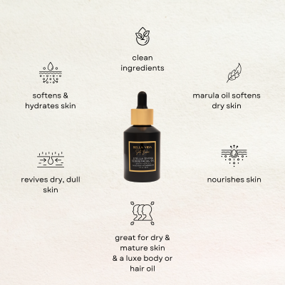 Bella Vida Santa Barbara - Vendita all'ingrosso Olio viso - Olio Viso Siero Stella Divina – Formato Backbar1