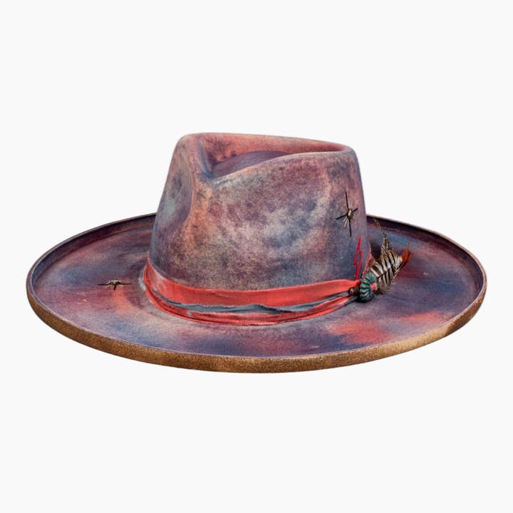 Altair – Handcrafted Silk-Lined Fedora in Hand-Dyed Felt for wholesale by Ruediger Hats