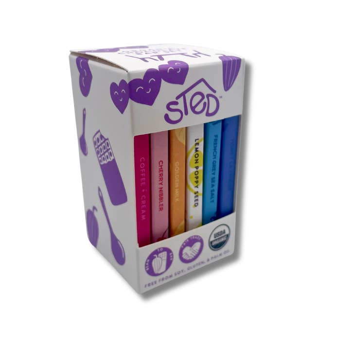Sted Foods - Wholesale Chocolate Bar - Bestselling 6 Mini Bars Gift Pack - Spring Seasonal
