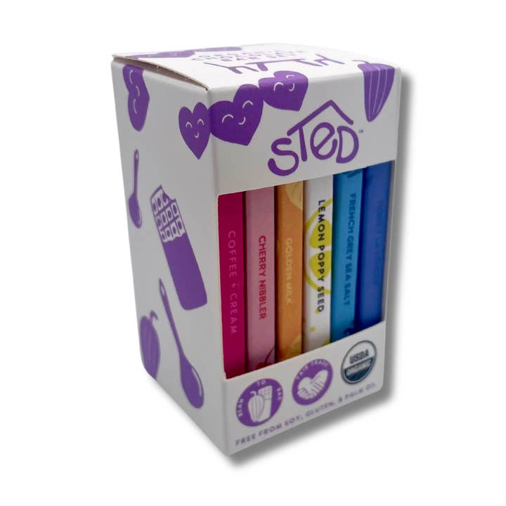 Sted Foods - Wholesale Chocolate Bar - Bestselling 6 Mini Bars Gift Pack - Spring Seasonal0
