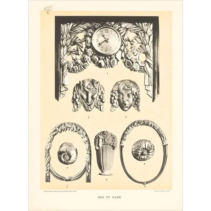 Found Image Press - Wholesale Sticker - Sticker DA-718 Sue et Mare Decorative Elements