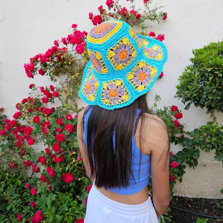 Chenson & Gorett - Wholesale Bucket Hat - Women's - Beautiful Women's Paper Hat with Flower Design for Summer6