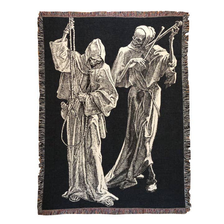 Two Deaths XL Blanket for wholesale by Inner Decay