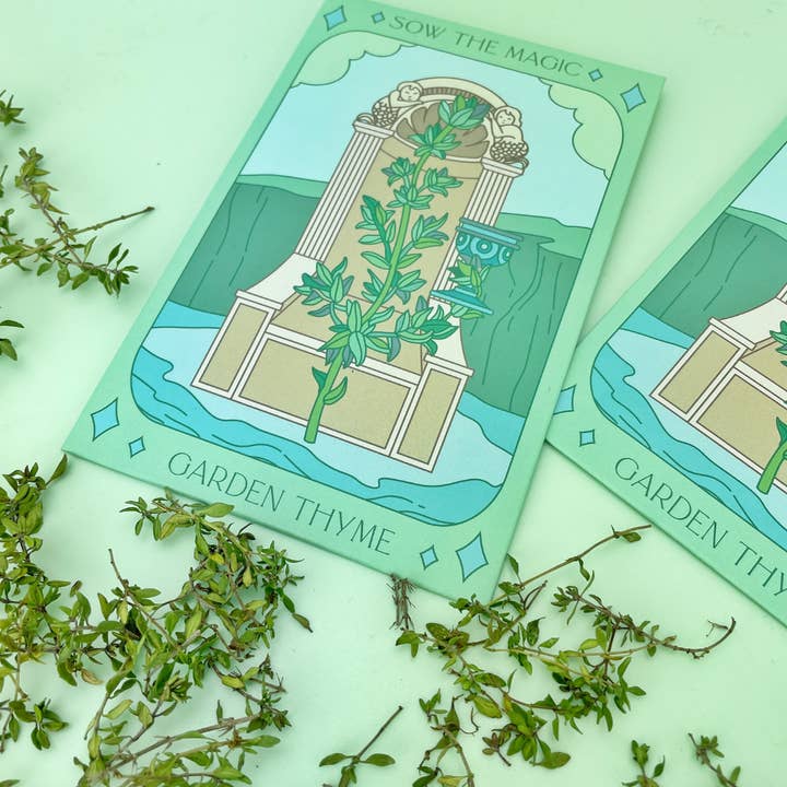 Sow the Magic - Wholesale Tarot Cards - Garden Thyme Tarot Garden + Gift Seed Packet
