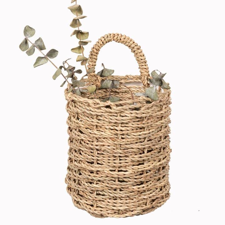 Corbeille Corde de palmier,1 anse, S pour la vente par COSYDAR-DECO