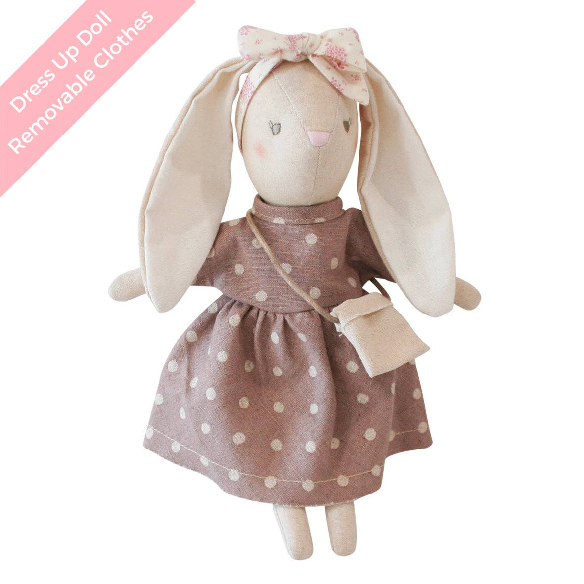 Alimrose - Wholesale Doll - Kids - Mini Sofia Bunny 27cm Mauve0