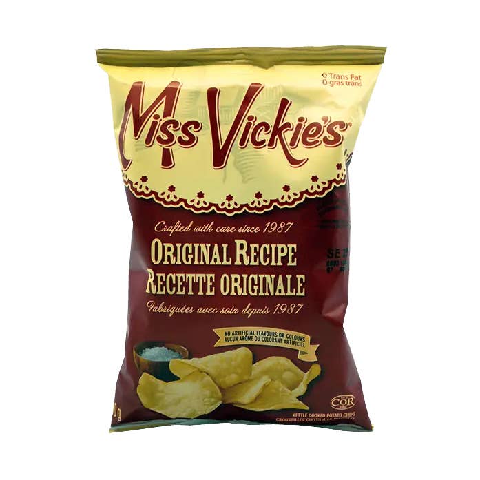 Miss Vickie's Original Recipe Potato Chips- Case 55g - 36 Count for wholesale by Echo Sales Canada