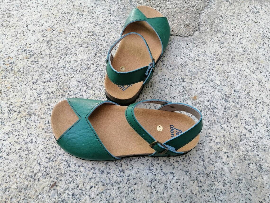 BIOWORLD - Wholesale Sandals - Women's - AGUILAR VERDE, sandals for women, vegan sandals, eco1