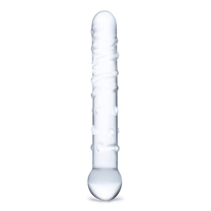 Lux Fetish Store - Wholesale Sex Toy - 7" Callisto Clear Glass Dildo1