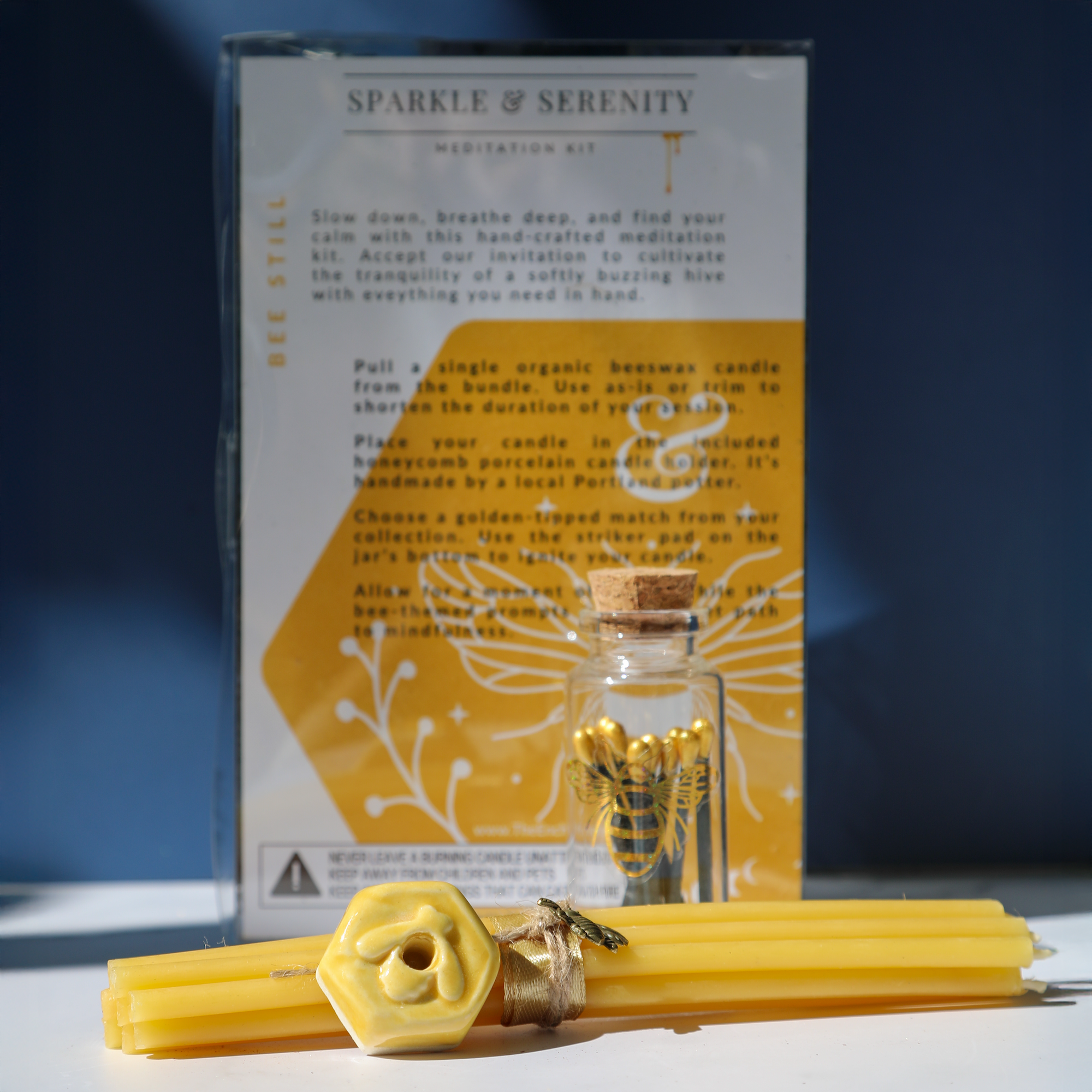 The Enchanted Hive - Wholesale Meditation Supplies - Sparkle & Serenity BEE STILL Personal Meditation Kit3