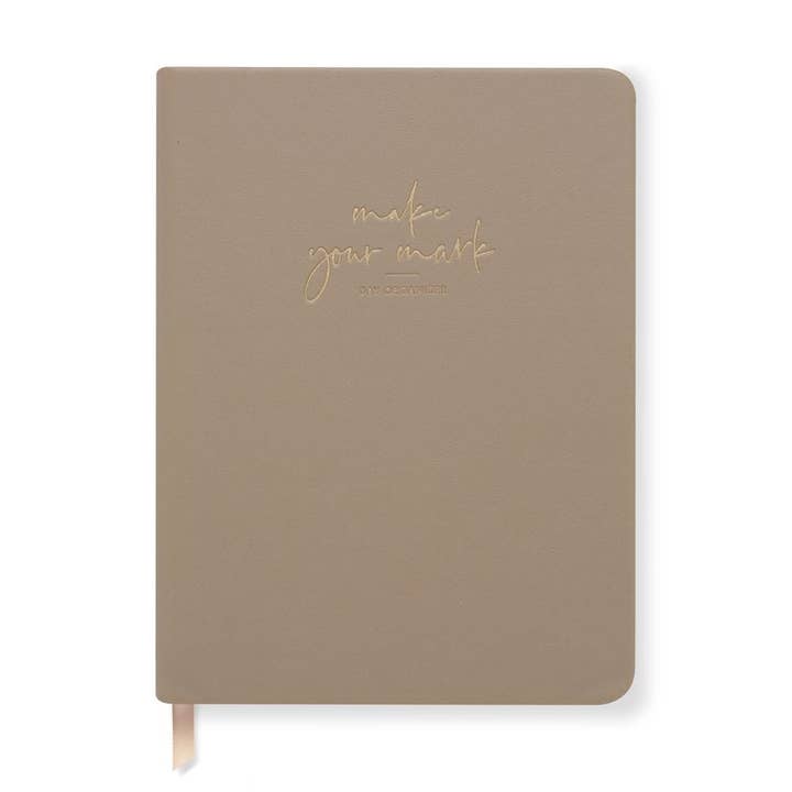 Day Organiser Planner - Taupe - Make Your Mark (Signature) for wholesale by LH Agenda