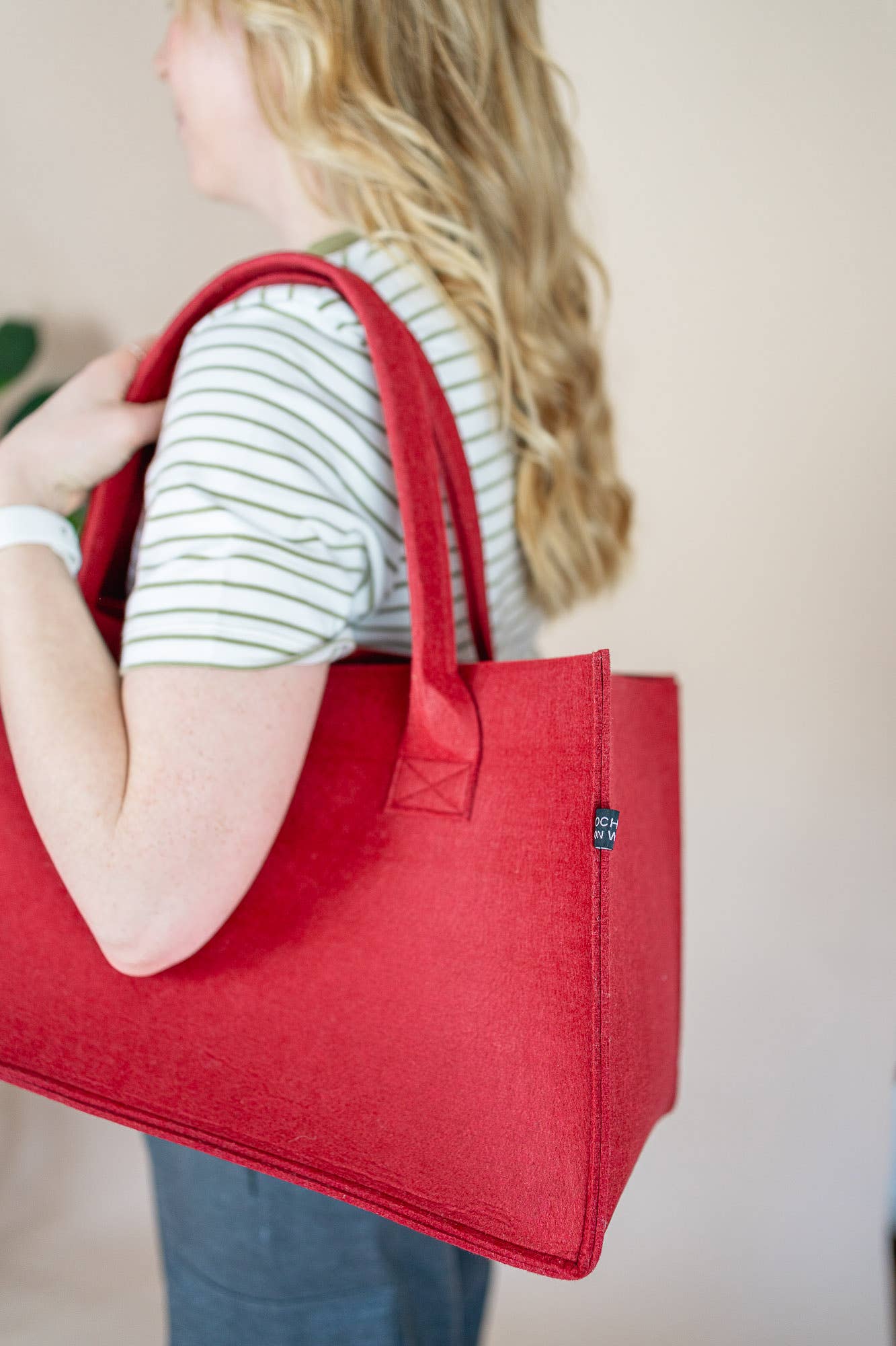 Tochter von Walter - Wholesale Grocery/Shopping Bag - felt bag grey, shopper felt, filshopper, large felt bag4